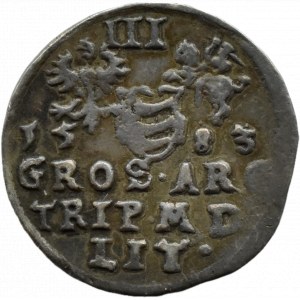 Stefan Batory, trojak 1583, Wilno, LELIWA