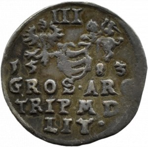 Stefan Batory, trojak 1583, Vilnius, LELIWA