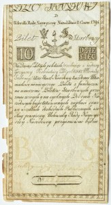Kosciuszko Insurrection, 10 zloty 1794, series D, number 28832