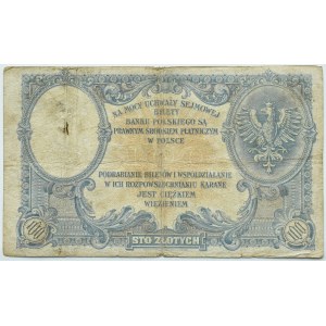 II RP, T. Kościuszko 100 złotych 1919, Londyn, seria C