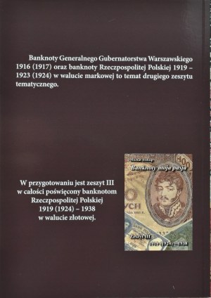 M. Bishop, Banknotes my passion, notebook II 1916-1924, Kielce 2024.