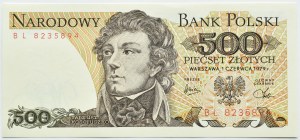 PRL, T. Kosciuszko, 500 gold 1979, BL series, Warsaw, UNC