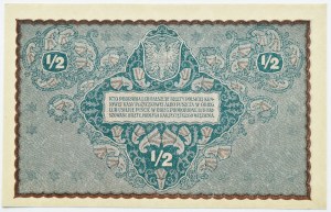 II RP, 1/2 mark 1920, Warsaw, UNC