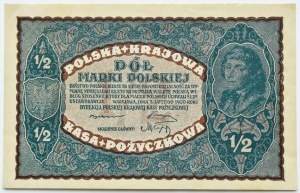 II RP, 1/2 mark 1920, Warsaw