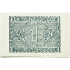 Generalna Gubernia, 1 złoty 1941, seria BD, Kraków