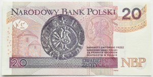 III RP, Chrobry, 20 zloty 2012, Warsaw, series AA0303983, UNC