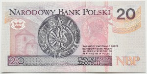 III RP, Chrobry, 20 zloty 1994, Warsaw, FU series, UNC