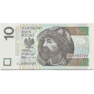 III RP, Mieszko I, 10 złotych 2012, seria CL, Warszawa, UNC