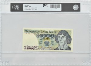 PRL, M. Copernicus, 1000 gold 1982, KK series, Warsaw, GCN 66