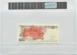 PRL, L. Waryński, 100 zloty 1986, RR series, Warsaw, GCN 68