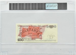 PRL, L. Waryński, 100 zloty 1986, RR series, Warsaw, GCN 68