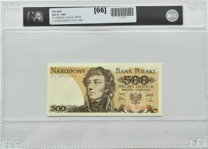PRL, T. Kosciuszko, 500 gold 1982, GL series, Warsaw, GCN 66