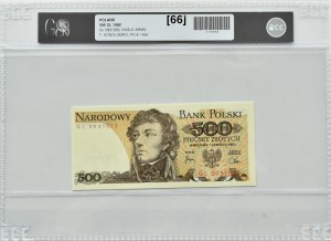 PRL, T. Kosciuszko, 500 gold 1982, GL series, Warsaw, GCN 66