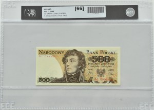 PRL, T. Kosciuszko, 500 gold 1982, GL series, Warsaw, GCN 66