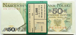 PRL, 50 zloty 1988, Warsaw, HN series, PACZKA BANKOWA