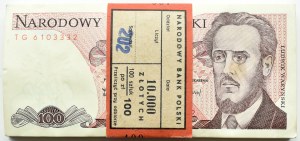 PRL, 100 zloty 1988, Warsaw, TG series, PACZKA BANKOWA