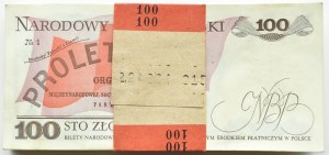 PRL, 100 zloty 1988, Warsaw, TG series, PACZKA BANKOWA