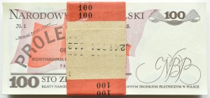PRL, 100 zloty 1988, Warsaw, TH series, PACZKA BANKOWA