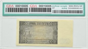 RP, 2 zloty 1948, BR series, Warsaw, GDA 58 EPQ