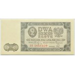 RP, 2 złote 1948, seria BR, Warszawa, GDA 67 EPQ