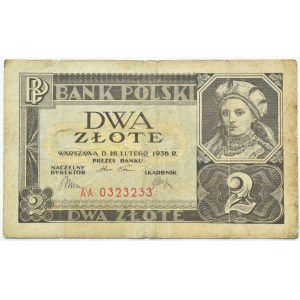II RP, 2 złote 1936, seria AA, RZADKIE
