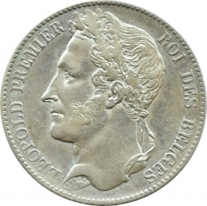 Belgium, Leopold I, 5 francs 1849, Brussels
