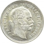 Austro-Węgry, Franciszek Józef I, 10 krajcarów 1872, Wiedeń, UNC