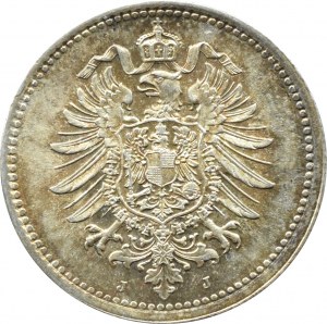 Germany, Empire, 50 pfennig 1875 J, Hamburg, UNC