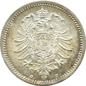 Niemcy, Cesarstwo, 50 pfennig 1875 D, Monachium, UNC