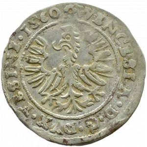 Silesia, Duchy of Cieszyn, Wenceslas III Adam, white penny 1560, Cieszyn