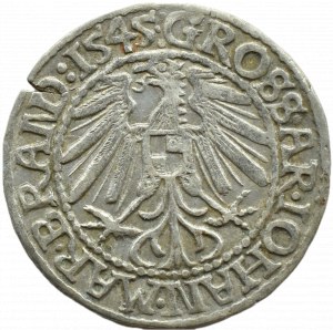 Silesia, Duchy of Krosno, Rev. Jan I Kostrzynski, penny 1545, Krosno