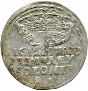 Sigismund I the Old, penny 1545, Cracow BROKEN