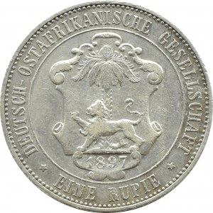 OstAfrica, Guilelmus (Wilhelm) II, 1 rupee 1897, Berlin