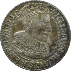 Sigismund III Vasa, sixpence 1596, Malbork