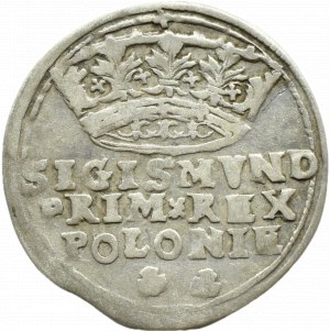 Sigismund I the Old, penny 1545, Cracow BROKEN