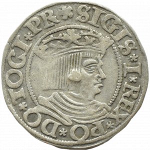 Sigismund I the Old, city penny 1534 PR, Gdansk.