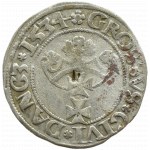 Sigismondo I il Vecchio, moneta della città 1534 PR, Danzica