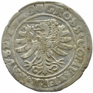 Zygmunt I Stary, grosz 1529 PRVSS/PRVSS, Toruń
