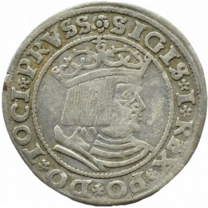 Zygmunt I Stary, grosz 1529, Toruń PRVSS/PRVSS