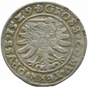 Zygmunt I Stary, grosz 1529, Toruń PRVSS/PRVSS