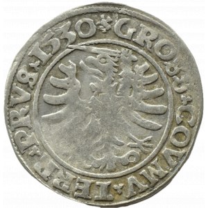 Zygmunt I Stary, grosz 1530 PRV/PRVS, Toruń RZADKOŚĆ! - COVMV
