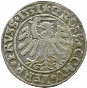 Sigismund I the Old, penny 1531, Toruń PRVS/PRVSS
