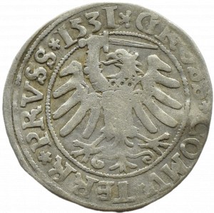 Sigismund I the Old, penny 1531, Toruń PRVS/PRVSS