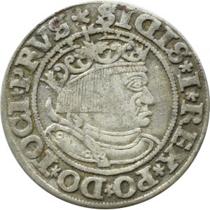 Zygmunt I Stary, grosz 1532(Z), Toruń, PRVS/PRVSS