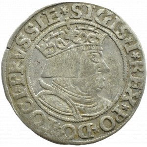 Zygmunt I Stary, grosz 1534, Toruń POPIERSIE W KORONIE