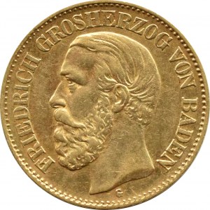 Germany, Baden, Karl, 10 marks 1888 G, Karlsruhe