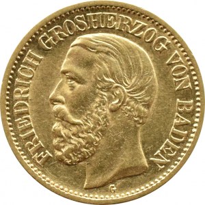 Germany, Baden, Karl, 10 marks 1900 G, Karlsruhe, VERY RARE