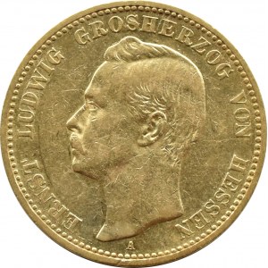Niemcy, Hesja-Darmstadt, Ernest Ludwig, 20 marek 1898 A, Berlin, RZADKIE