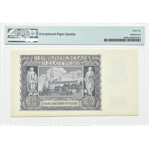 Generalna Gubernia, 20 złotych 1940, Kraków, seria H, PMG 66 EPQ