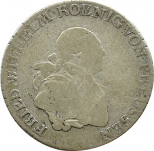 Germany, Prussia, Frederick William, 1/3 thaler 1789 E, Königsberg